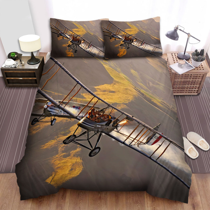Ww1 Military Weapon Of Rfc - Royal Aircraft Factory F.E.8 Bed Sheets Spread Duvet Cover Bedding Sets