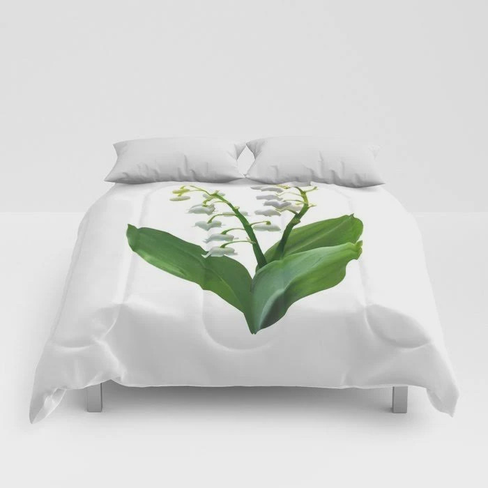 Lily Of The Valley Flowers  Bed Sheets Spread  Duvet Cover Bedding Sets