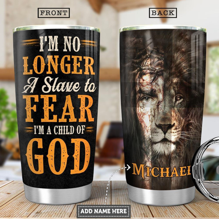 Faith Personalized I'm A Child Of God Stainless Steel Tumbler