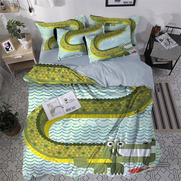 Crocodile  Bed Sheets Spread  Duvet Cover Bedding Sets