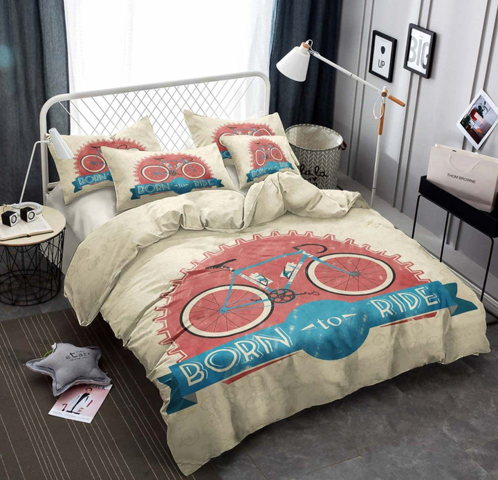 Born To Ride Bike  Bed Sheets Spread  Duvet Cover Bedding Sets