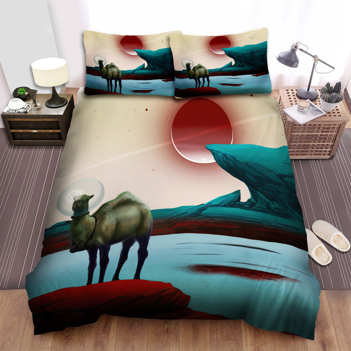 The Wildlife - The Camel Wearing The Helmet Bed Sheets Spread Duvet Cover Bedding Sets