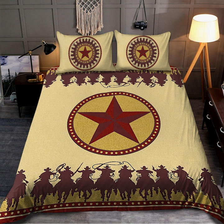 Star Cowboy Duvet Cover Bedding Set