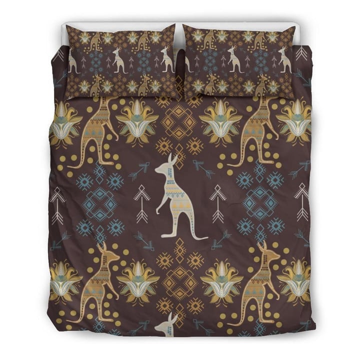 Australia Bohemian Kangaroo Bed Sheets Duvet Cover Bedding Set Great Gifts For Birthday Christmas Thanksgiving