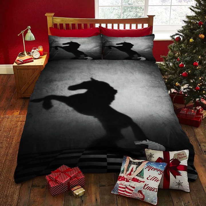 Horse Chess Bed Sheets Duvet Cover Bedding Set Great Gifts For Birthday Christmas Thanksgiving