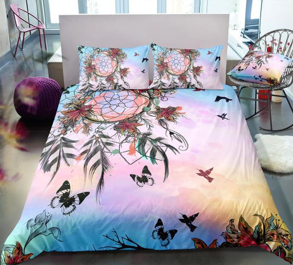 Autumn Dreamcatcher Cotton Bed Sheets Spread Comforter Duvet Cover Bedding Sets