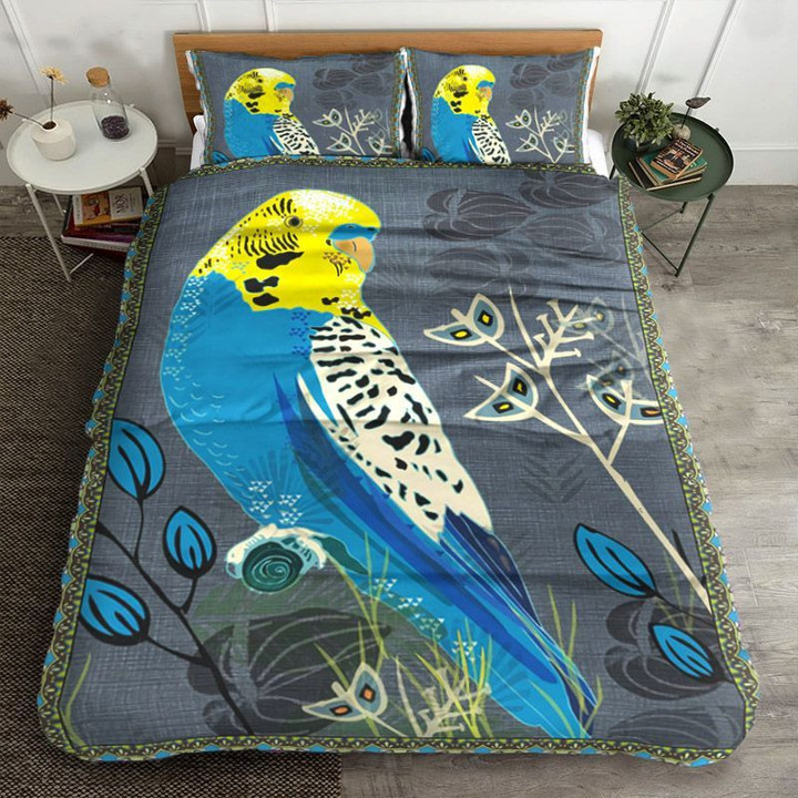 Budgerigar Bed Sheets Spread Duvet Cover Bedding Sets