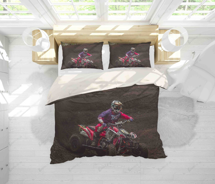 3d Riding Dirt Bike Bed Sheets Duvet Cover Bedding Set Great Gifts For Birthday Christmas Thanksgiving