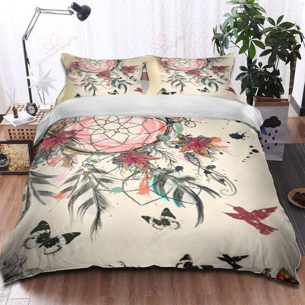 Hummingbird Dreamcatcher Bed Sheets Duvet Cover Quilt Bedding Set