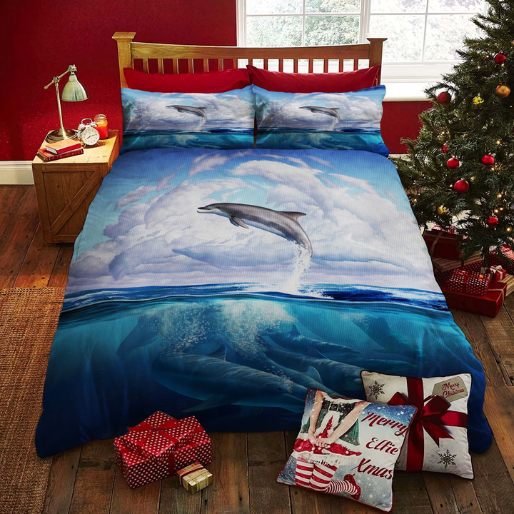 Dolphin Bed Sheets Duvet Cover Bedding Set Great Gifts For Birthday Christmas Thanksgiving