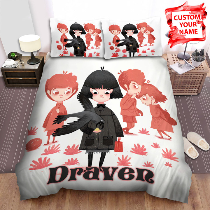 Personalized The Wild Animal - The Raven Eating Art Bed Sheets Spread Duvet Cover Bedding Sets