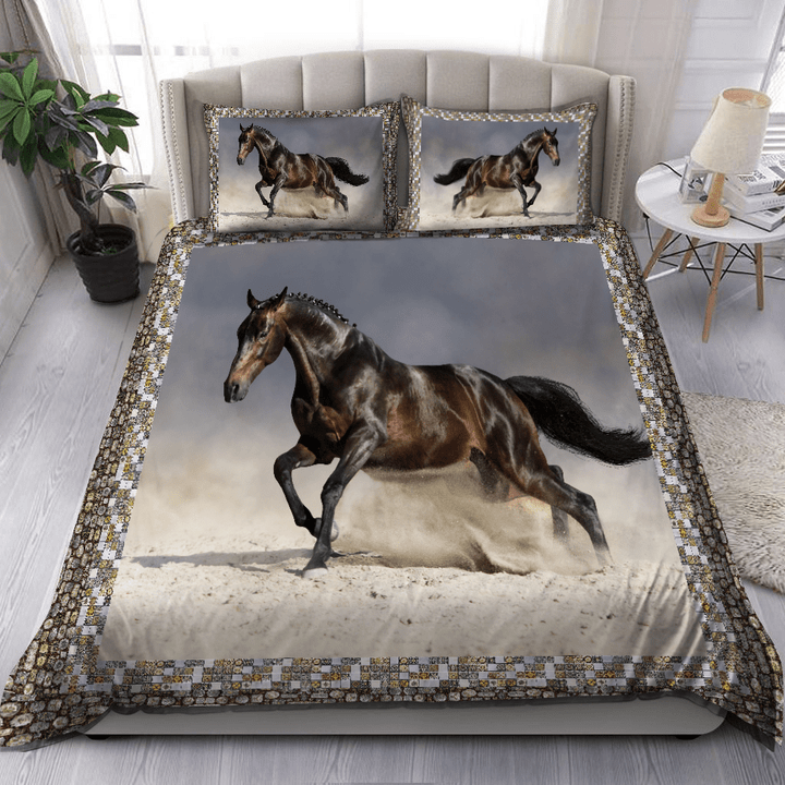 Beautiful Horse 3d All Over Printed Bed Sheets Spread Duvet Cover Bedding Set