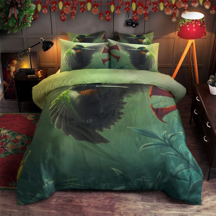 Hummingbird Cotton Bed Sheets Spread Comforter Duvet Cover Bedding Sets