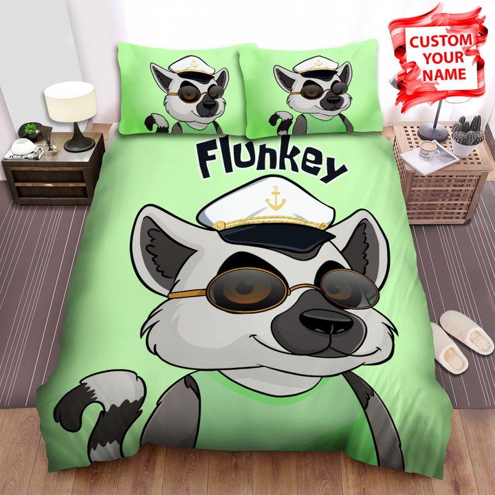 Personalized The Lemur Captain Art Bed Sheets Spread Duvet Cover Bedding Sets