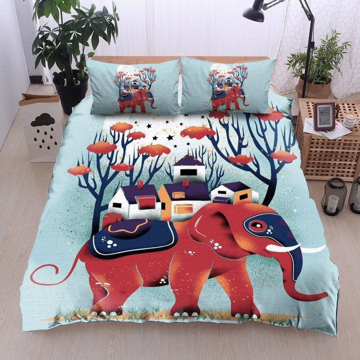 Elephant Homes Bed Sheets Duvet Cover Bedding Sets