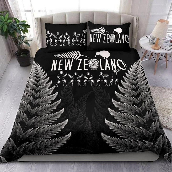 New Zealand Haka Rugby Exclusive Cotton Bed Sheets Spread Comforter Duvet Cover Bedding Sets