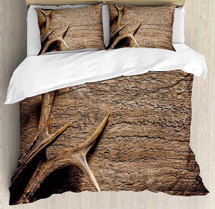 Deer Antlers Bed Sheets Duvet Cover Bedding Sets