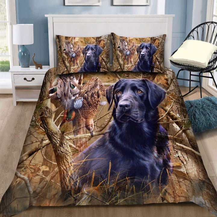 Labrador Dog Hunting Bed Sheets Spread Comforter Duvet Cover Bedding Sets