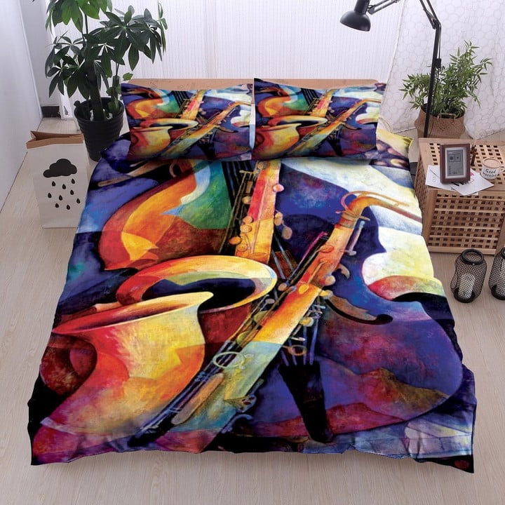 Saxophone  Bed Sheets Spread  Duvet Cover Bedding Sets