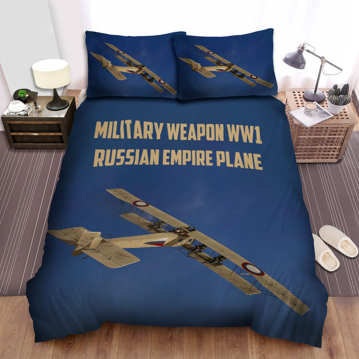 Russian Empire Plane In Ww1 - Ilya In The Sky Bed Sheets Spread Duvet Cover Bedding Sets