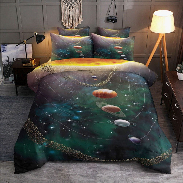 Solar System The Planets In The Solar System Bedding Sets (Duvet Cover & Pillow Cases)