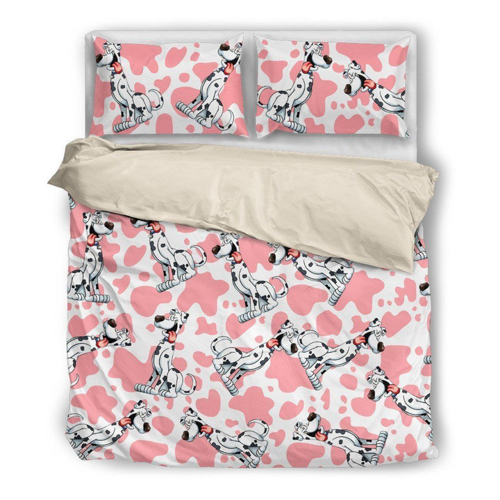 Dalmatian  Bed Sheets Spread  Duvet Cover Bedding Sets