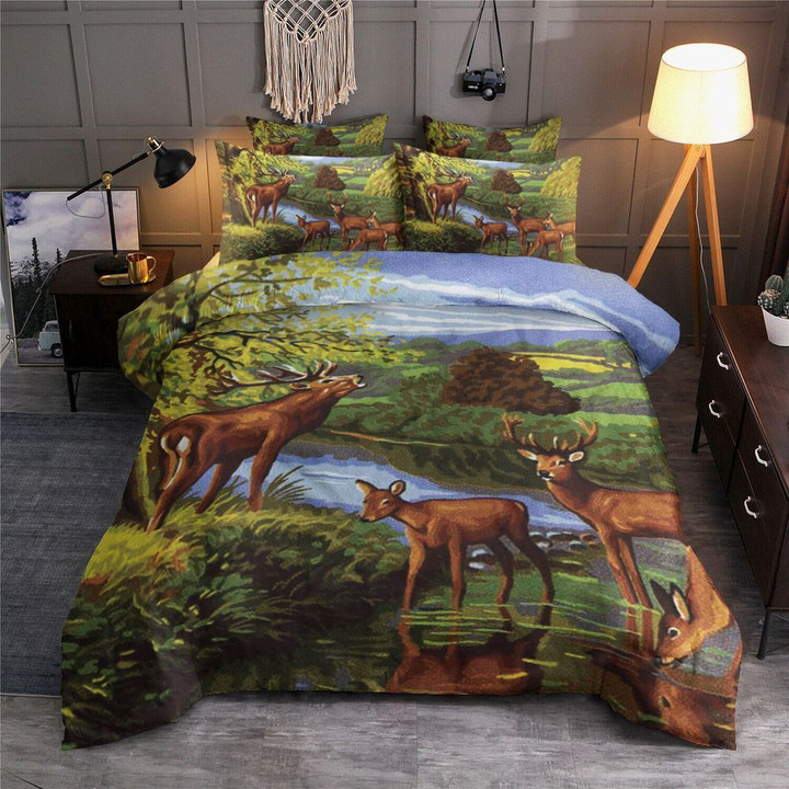 Deer  Bed Sheets Spread  Duvet Cover Bedding Sets