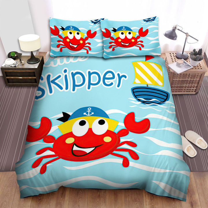 The Wildlife - The Little Skipper Crab Bed Sheets Spread Duvet Cover Bedding Sets