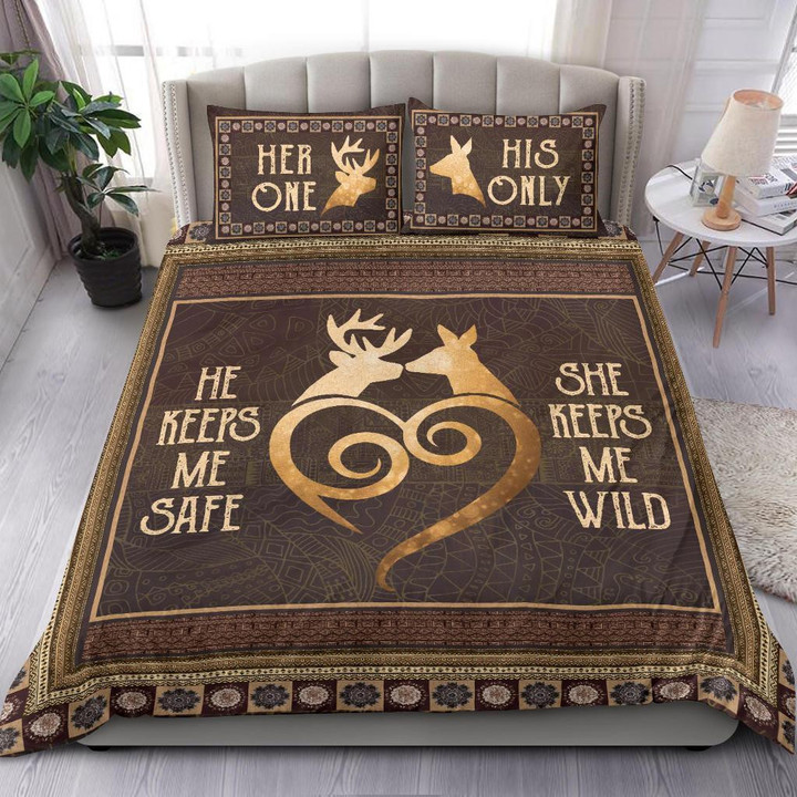 Deer Hunting  Bed Sheets Spread  Duvet Cover Bedding Sets
