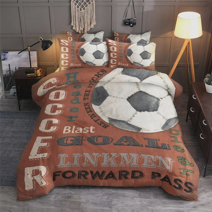 Soccer  Bed Sheets Spread  Duvet Cover Bedding Sets