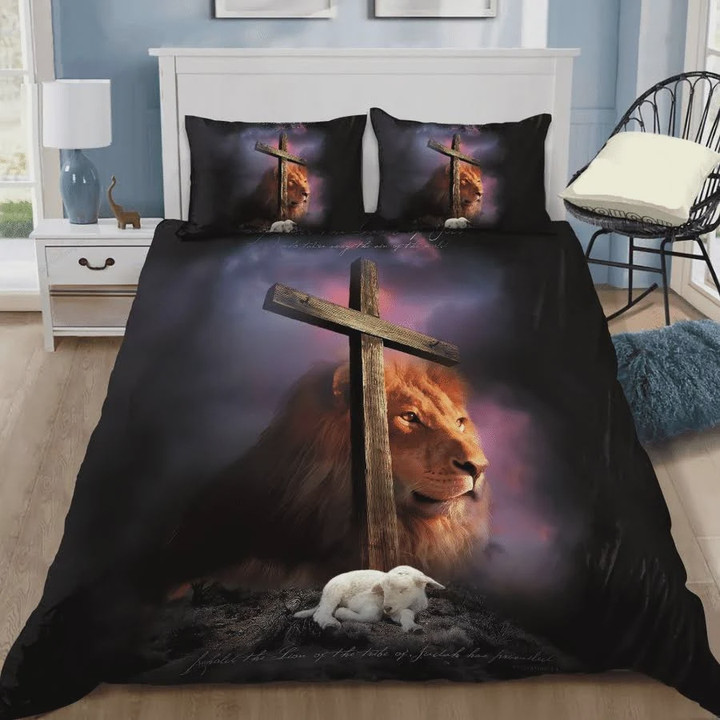 Christian Jesus Lion Bedding Duvet Cover Bedding Set