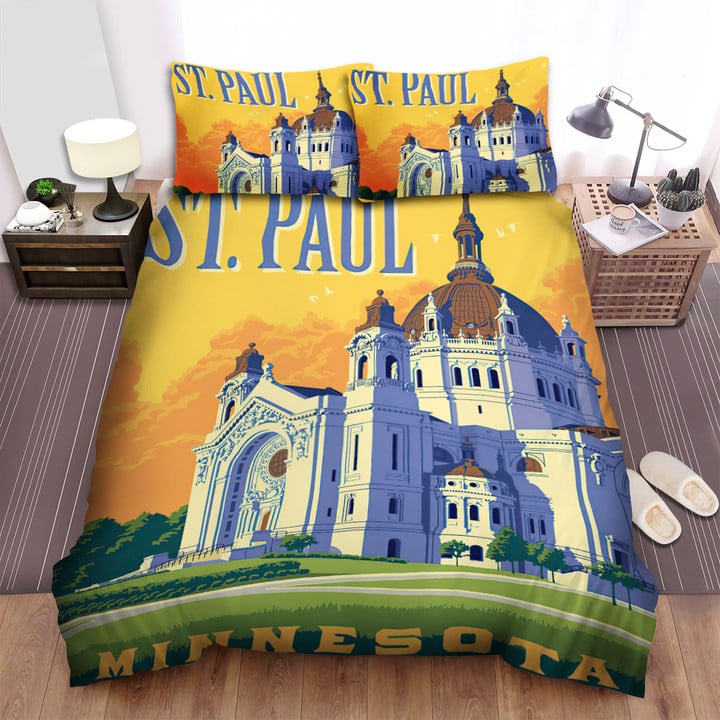 Minnesota St. Paul Bed Sheets Spread  Duvet Cover Bedding Sets