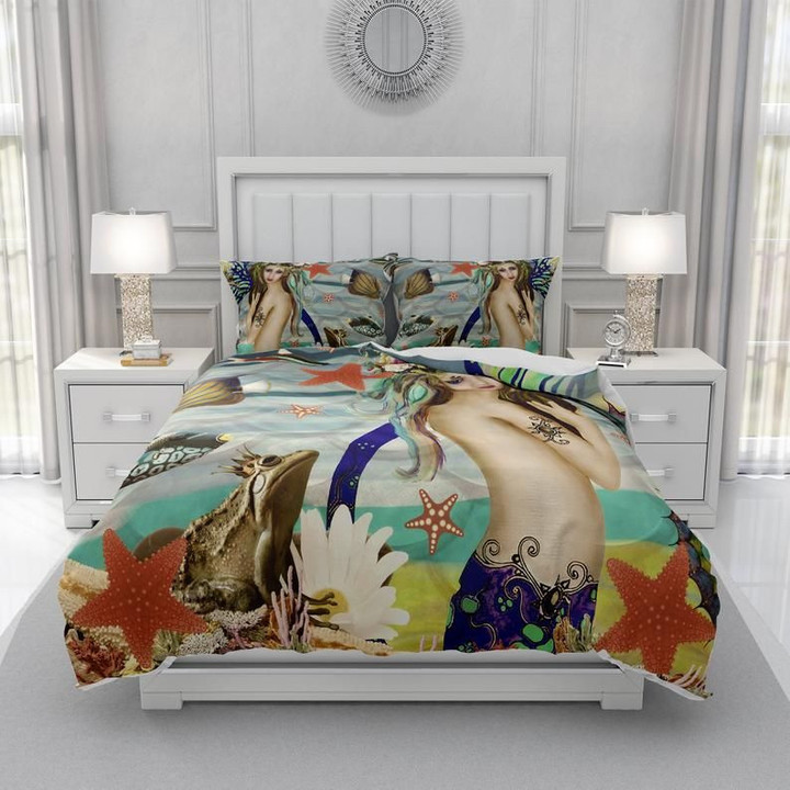 Fantasy Mermaid  Bed Sheets Spread  Duvet Cover Bedding Sets