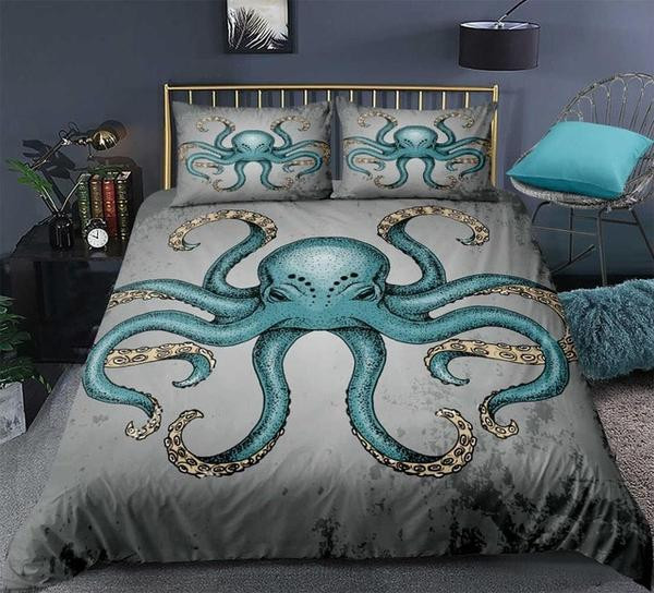 Octopus  Bed Sheets Spread  Duvet Cover Bedding Sets