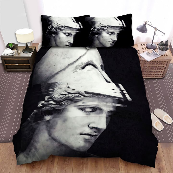 Sculptures And Lines Pallas Athena Bed Sheets Spread  Duvet Cover Bedding Sets
