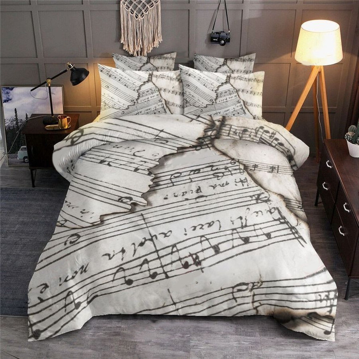 Music Notes  Bed Sheets Spread  Duvet Cover Bedding Sets