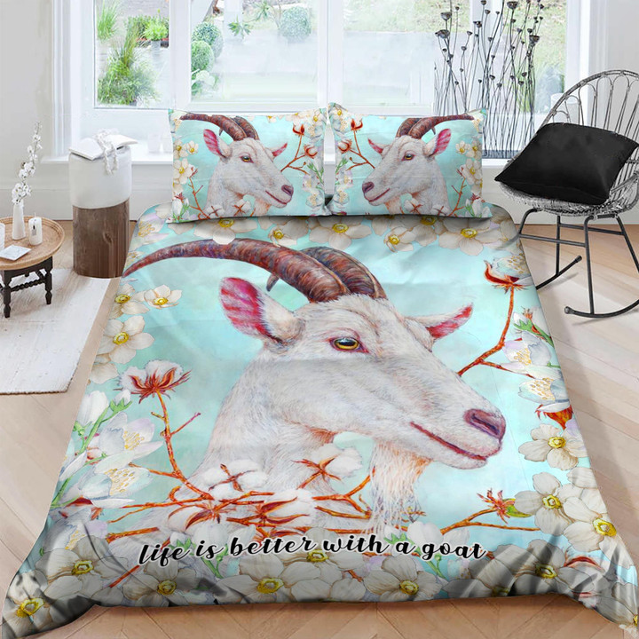 Life Is Better With A Goat  Bed Sheets Spread  Duvet Cover Bedding Sets