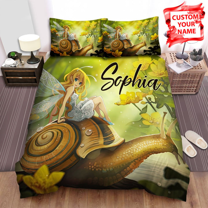 Personalized The Wild Animal - The Snail And The Fairy Anime Bed Sheets Spread Duvet Cover Bedding Sets