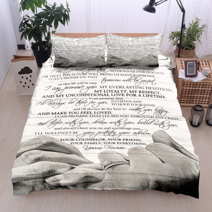 Personalized To My Beautiful Girlfriend I Will Always Be There For You  Bed Sheets Spread  Duvet Cover Bedding Sets