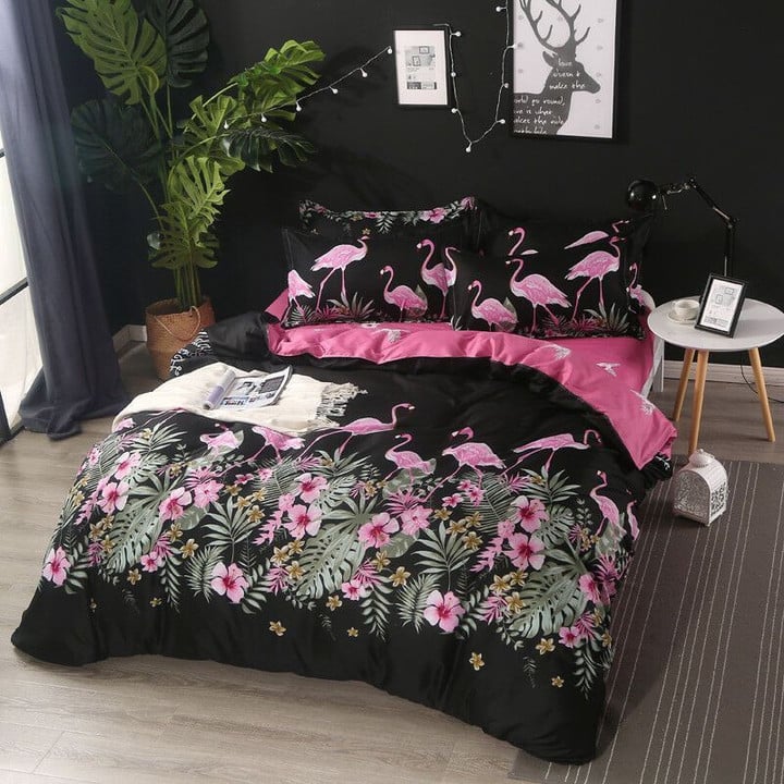 Flamingo  Bed Sheets Spread  Duvet Cover Bedding Sets