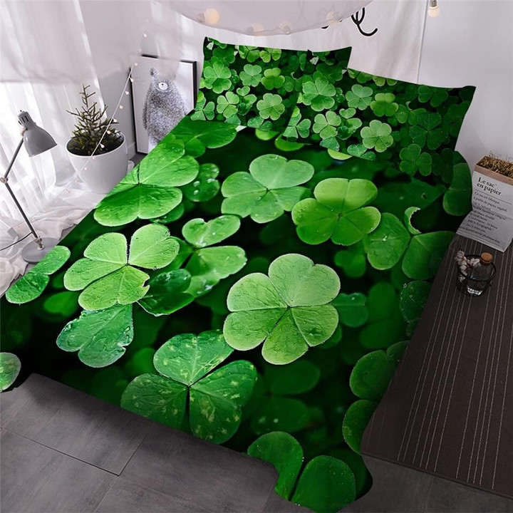 Four Leaf Clover  Bed Sheets Spread  Duvet Cover Bedding Sets