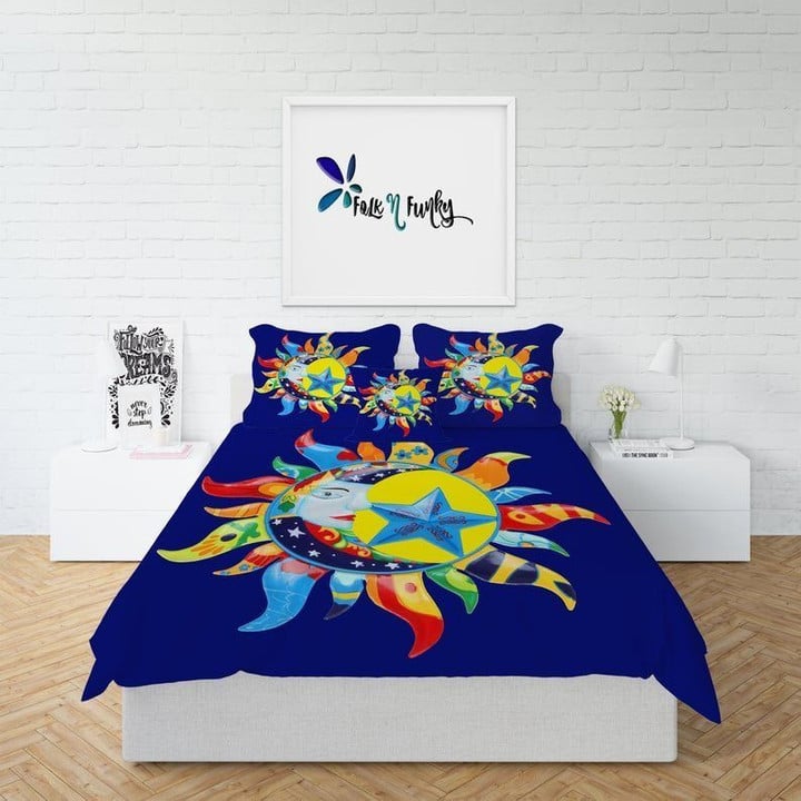 Hippie Moon  Bed Sheets Spread  Duvet Cover Bedding Sets