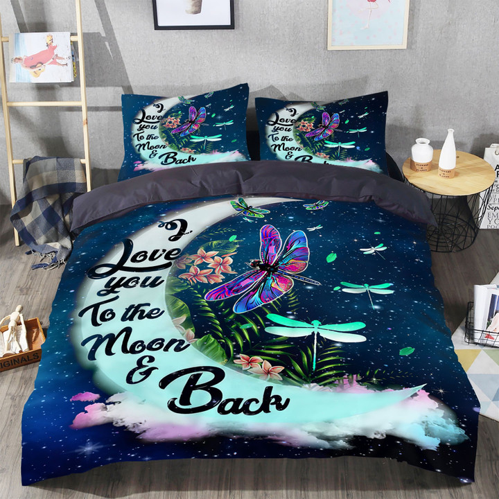I Love You To The Moon And Back  Bed Sheets Spread  Duvet Cover Bedding Sets