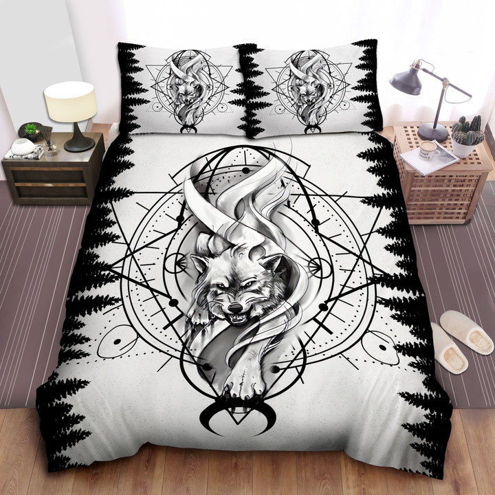 Wolf Wild Bed Sheets Spread Duvet Cover Bedding Set
