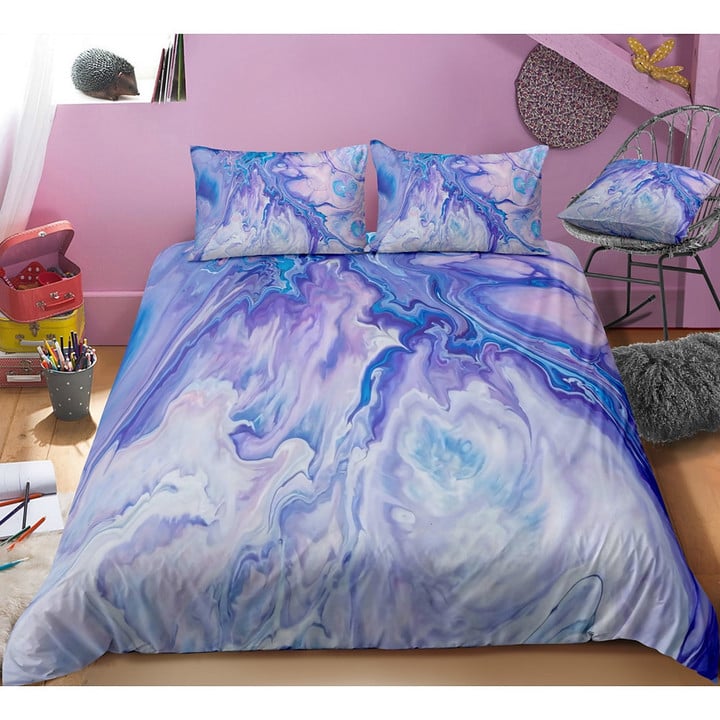 Marble Art Painting Bedding Set  Bed Sheets Spread  Duvet Cover Bedding Sets