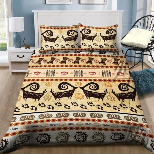 Africa Culture Buffalo Bed Sheets Spread  Duvet Cover Bedding Sets