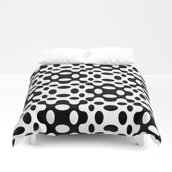 Connecting Ovals Bed Sheets Duvet Cover Bedding Set Great Gifts For Birthday Christmas Thanksgiving