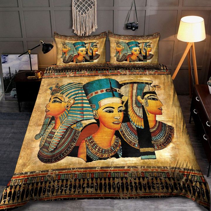 Ancient Egyptian Gods Duvet Cover Bedding Set