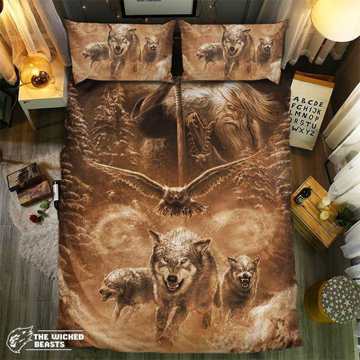 Wolf The Power Of The Wolf  Bed Sheets Spread  Duvet Cover Bedding Sets