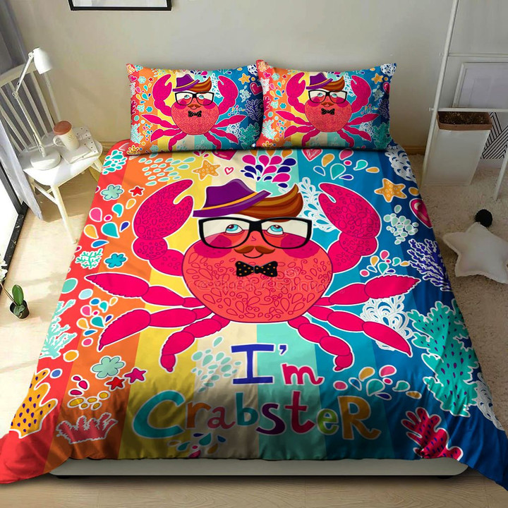 Crab I'm Crabster  Bed Sheets Spread  Duvet Cover Bedding Sets